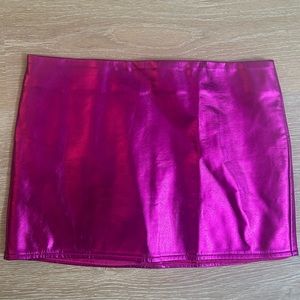 H:ours Metallic Mini Skirt